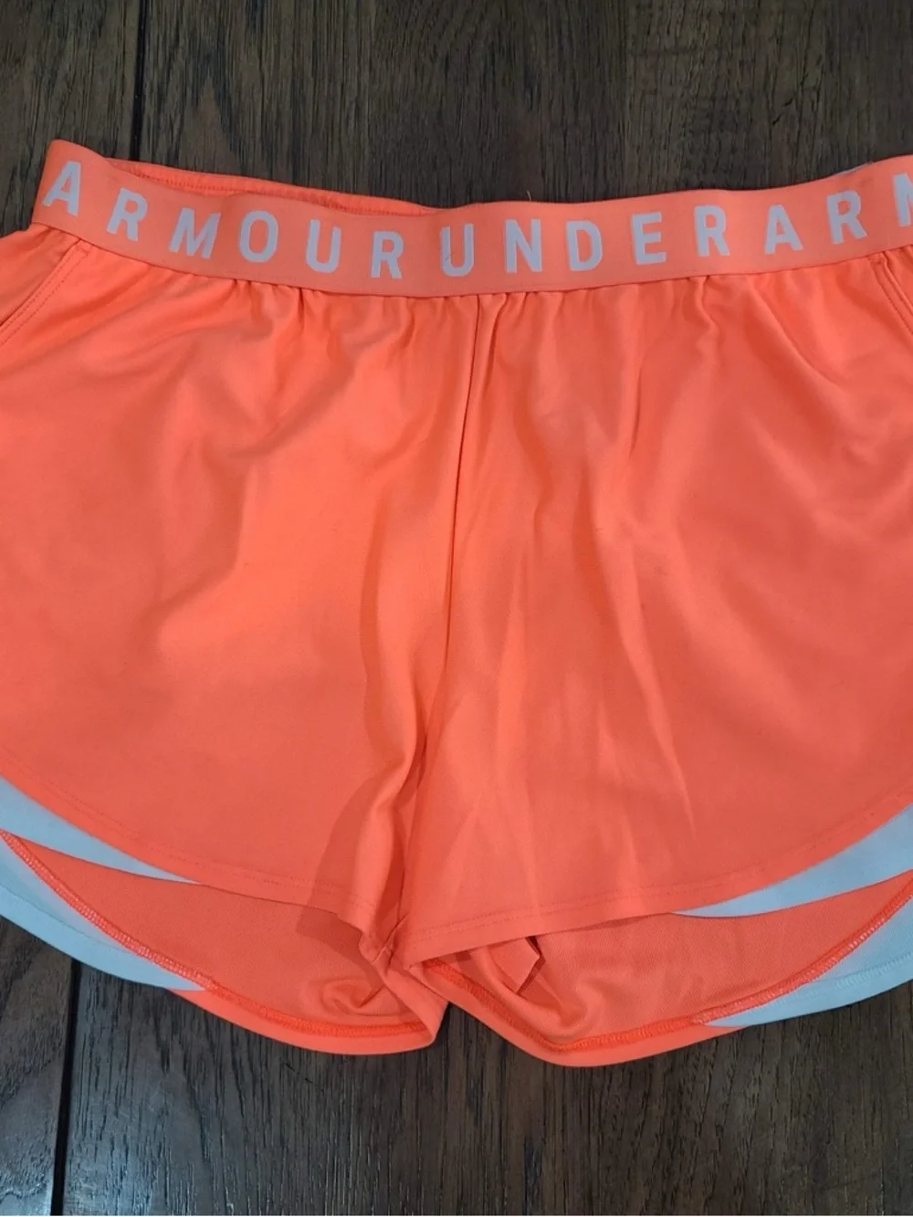 Under Armour Women’s' Athletic Shorts - Assorted Neon & Neutral Colors, size XL - Picture 8 of 16